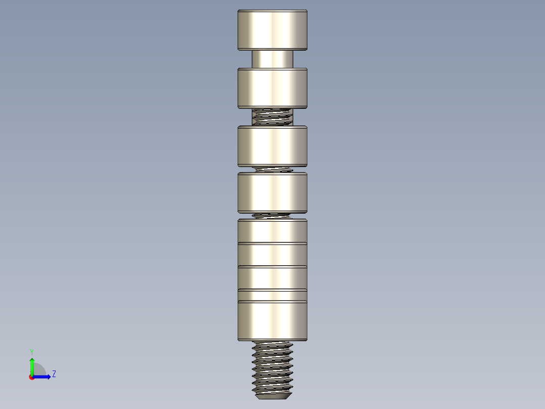 M3.5公制内六角螺钉汇总左视图
