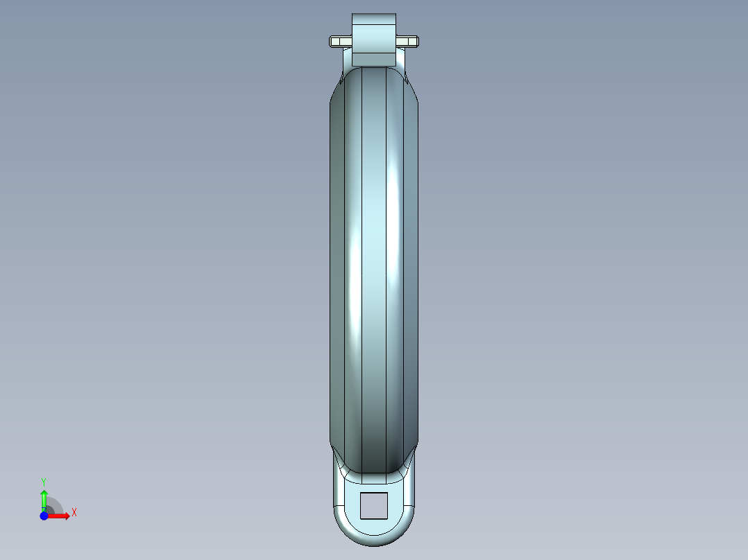 联轴器管箍前视图