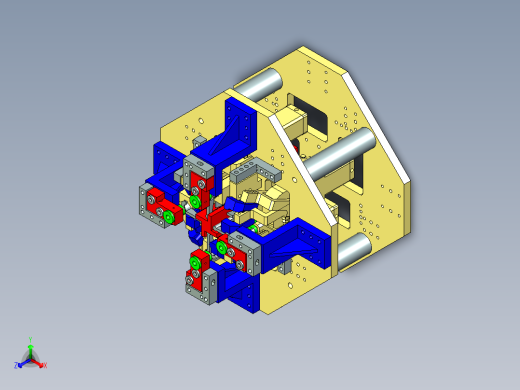 旋钩四工位焊接夹具设计
