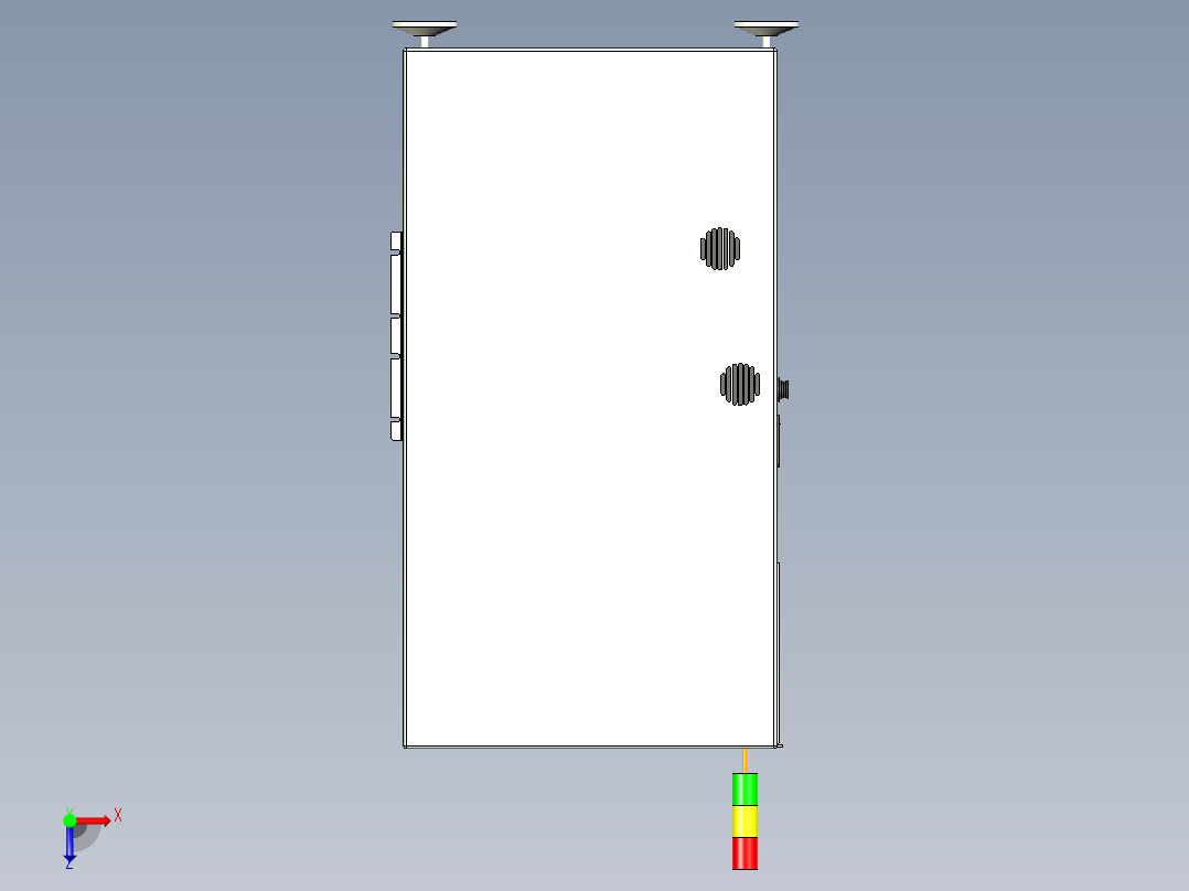 超声波焊接机（焊接后保险杠+倒车雷达支架）俯视图