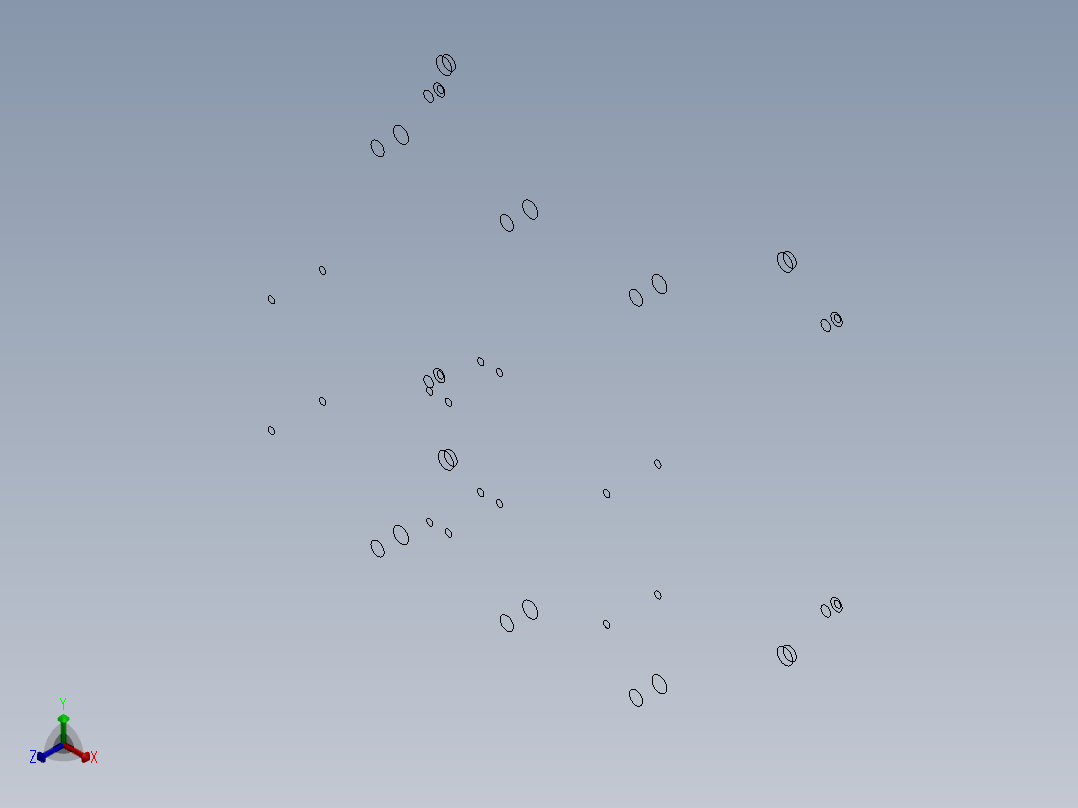 注塑模具、模具(11)正等轴测图