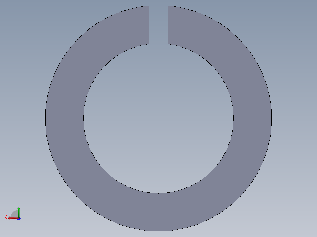 GB／T93-1987标准型弹性垫圈(装配)10×2．6后视图