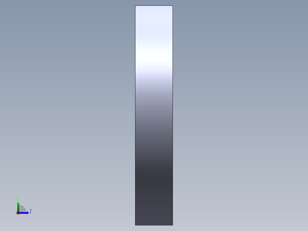 GB／T93-1987标准型弹性垫圈(装配)10×2．6左视图