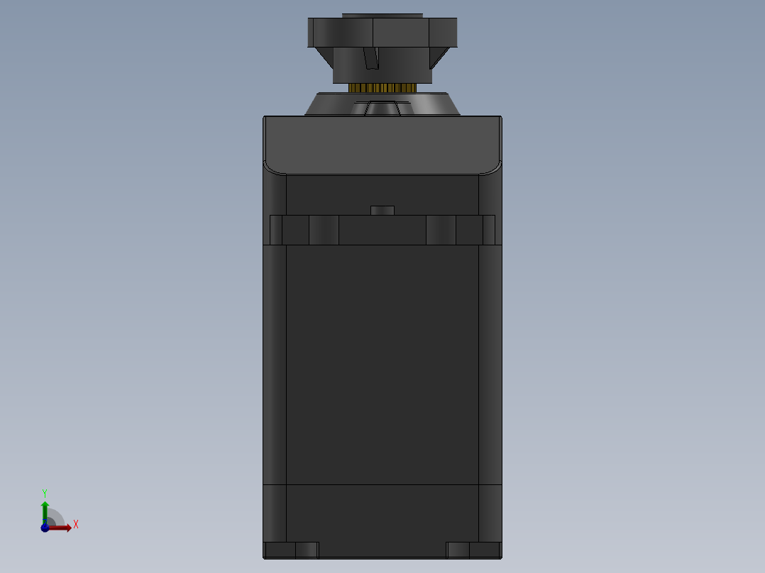 舵机(100)前视图