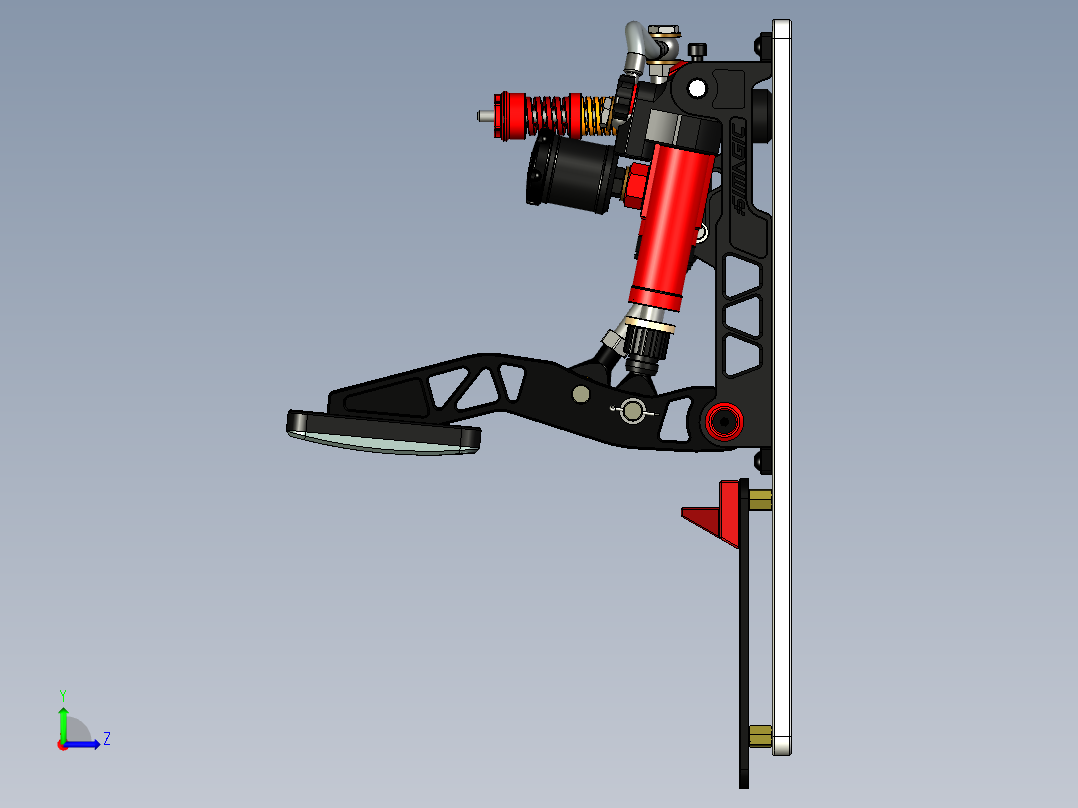 P2000曲柄组左视图