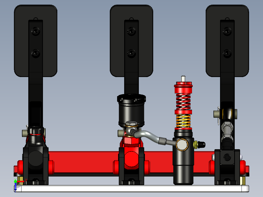 P2000曲柄组俯视图