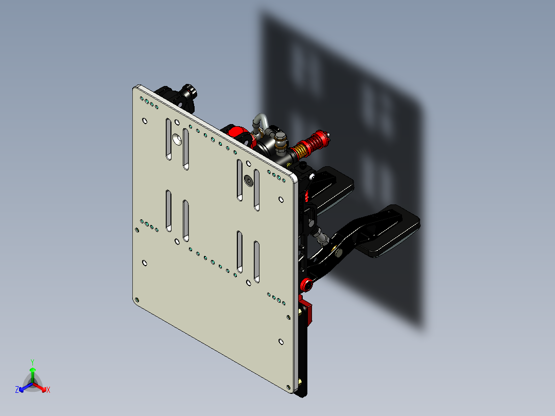 P2000曲柄组正等轴测图