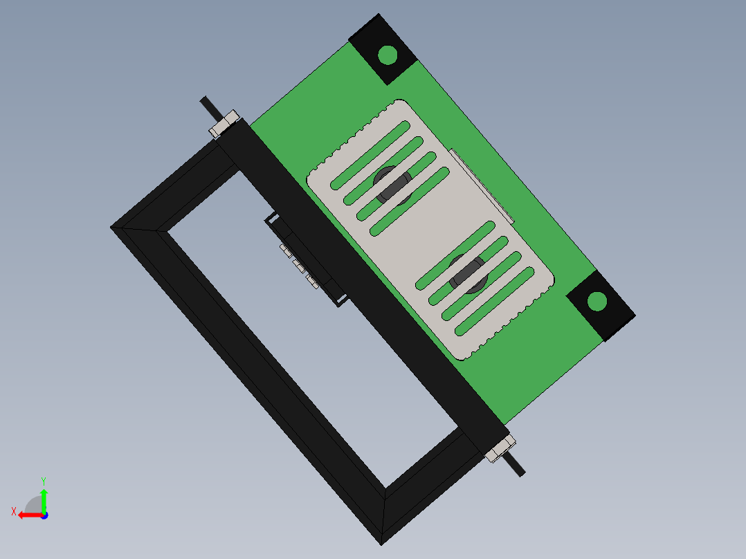 破碎机、碎屑机后视图