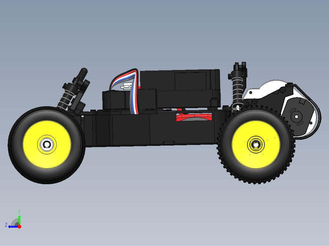卡丁车 钢管车(110)右视图