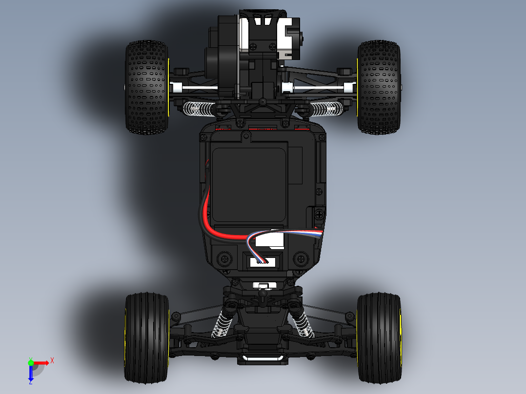 卡丁车 钢管车(110)俯视图