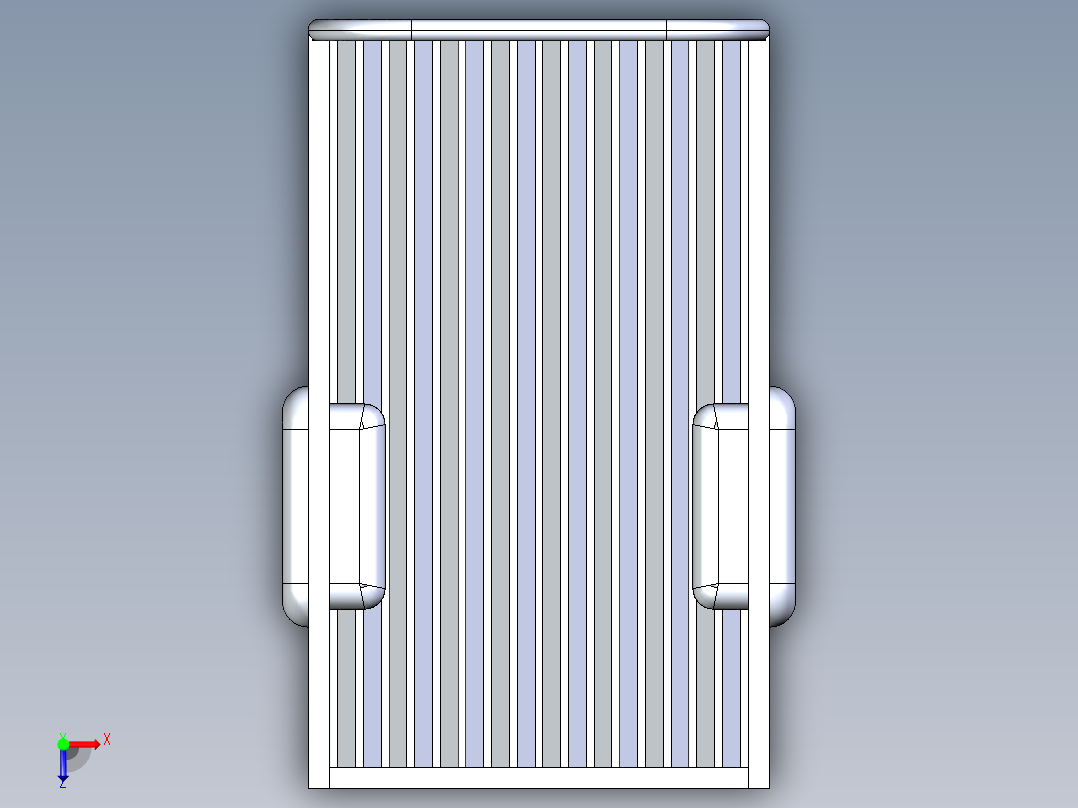 卡车车厢俯视图
