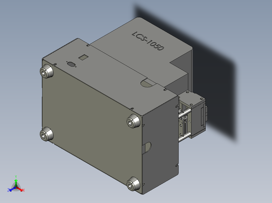 螺丝振动供料装置主视图