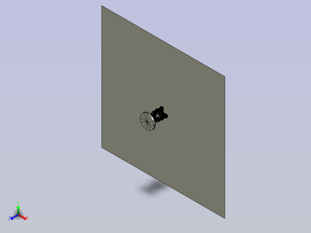 侧边桌彼得·扎莱主视图