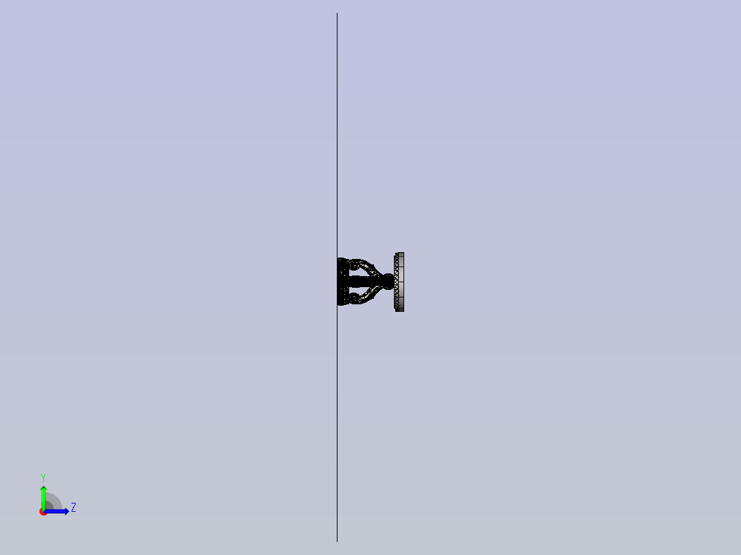 侧边桌彼得·扎莱左视图