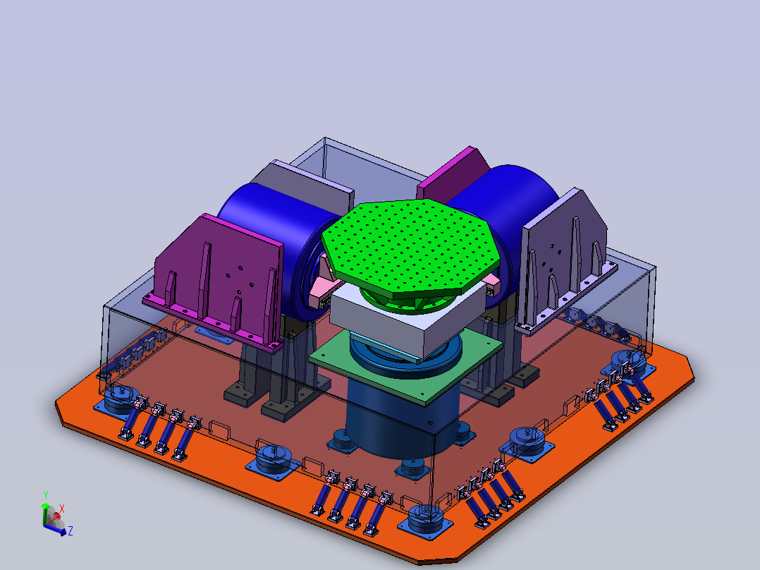 实验室振动台sw21可编辑主视图