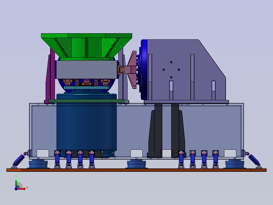 实验室振动台sw21可编辑前视图
