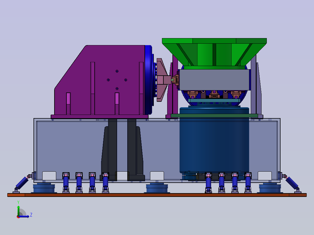 实验室振动台sw21可编辑左视图