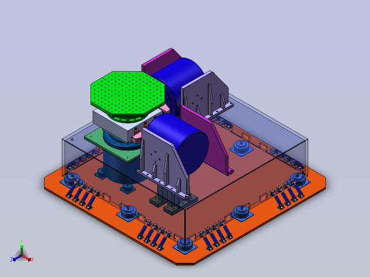实验室振动台sw21可编辑正等轴测缩略图