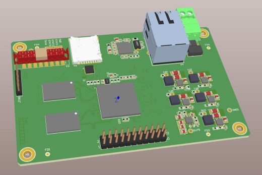 印刷电路板，8层。采用Zynq 7000 FPGA en DDR3内存缩略图