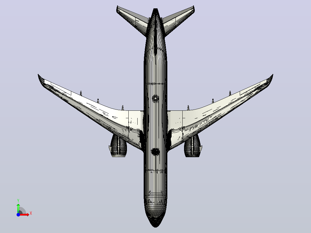 dreamliner printing livery v11飞机前视图