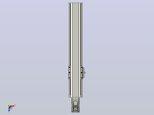 日规模组半封闭丝杆TPA-HNR-65S-1610C-L250-M-C-P10-N3俯视缩略图