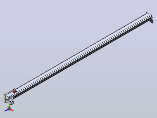 皮带直线轴半封闭可选导轨TPA-HNB-120D-110-L2800-LP-Y-P40-N3