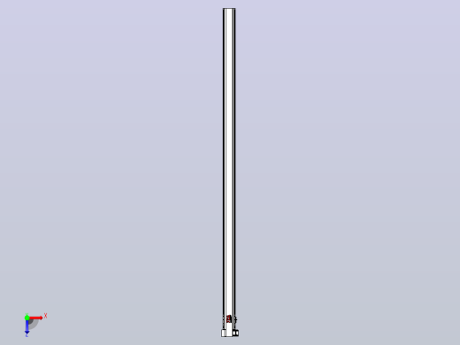 皮带直线轴半封闭可选导轨TPA-HNB-120D-110-L2800-LP-Y-P40-N3俯视缩略图