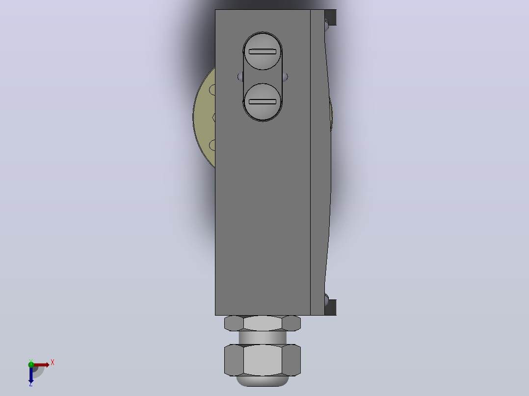 520╱7DDK差压控制器[520／7DDK差压控制器(0819107)]俯视图