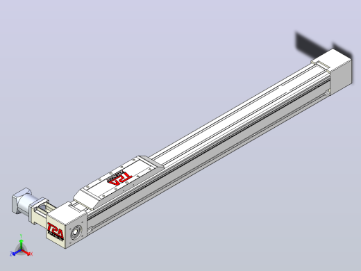 伺服电机集成皮带传动直线执行器TPA-OCB-80-140-L650-DL-J60-N3
