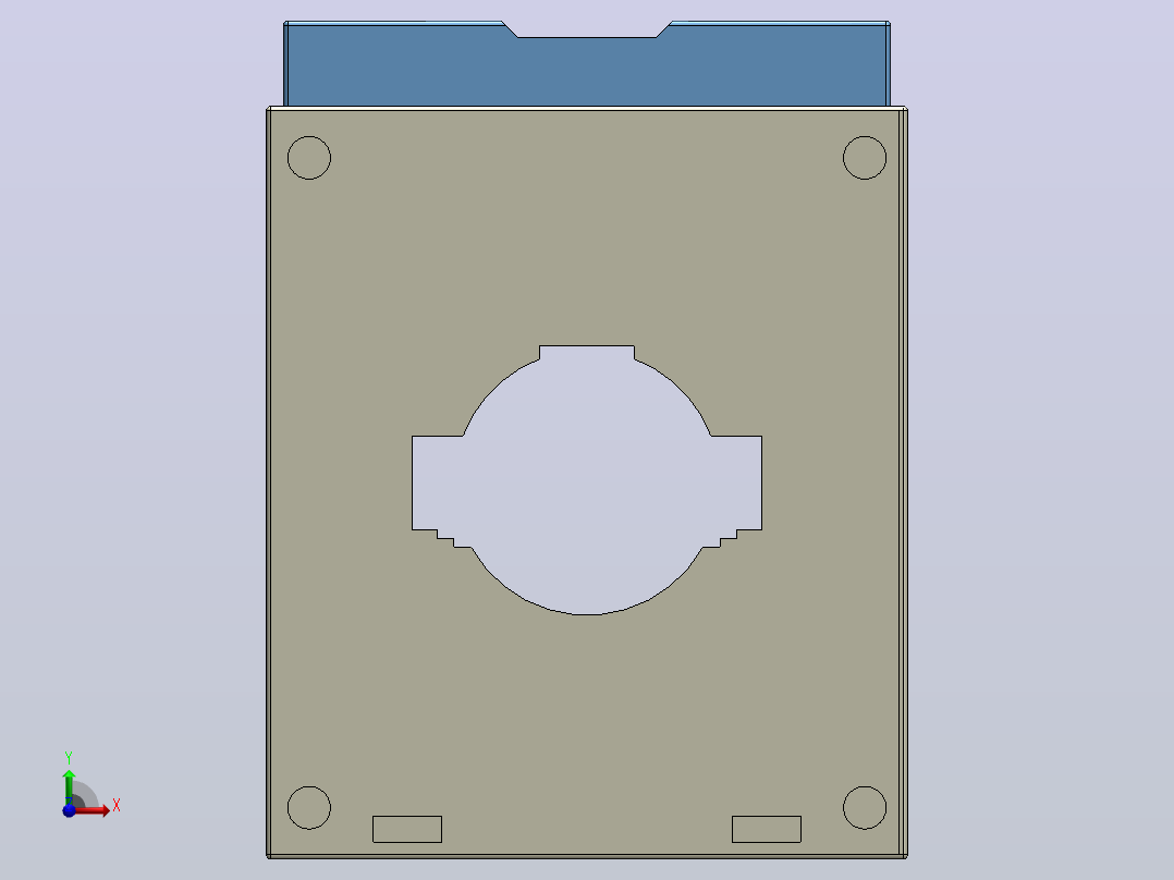 CJH（BH）-0.66系列Ｉ型电流互感器[CJH（BH）-0.66-40Ⅰ]前视图