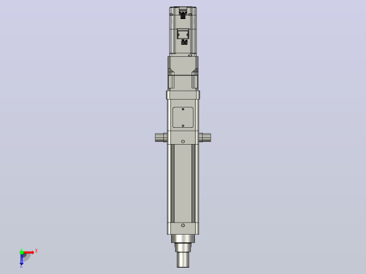 轻载电动缸TPA-ESR80-2510C-L100-M-TC-W-P75-JX-C3俯视缩略图