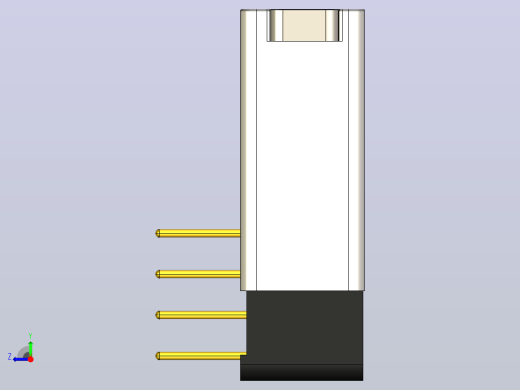 J63A Series Thread Fastening Micro PCB Connectors, Sockets ,J63A系列微型螺纹紧固PCB连接器，插座右视缩略图