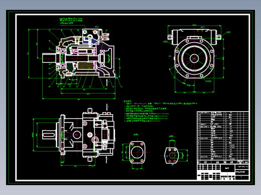 XB01VSO-125斜盘式轴向变量柱塞泵（CAD+说明书）缩略图