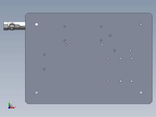 摄像头护板导正工装前视缩略图