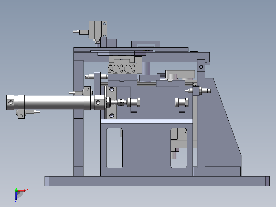 摄像头护板导正工装俯视图