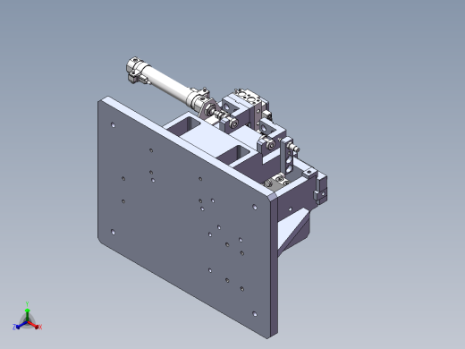 摄像头护板导正工装正等轴测缩略图