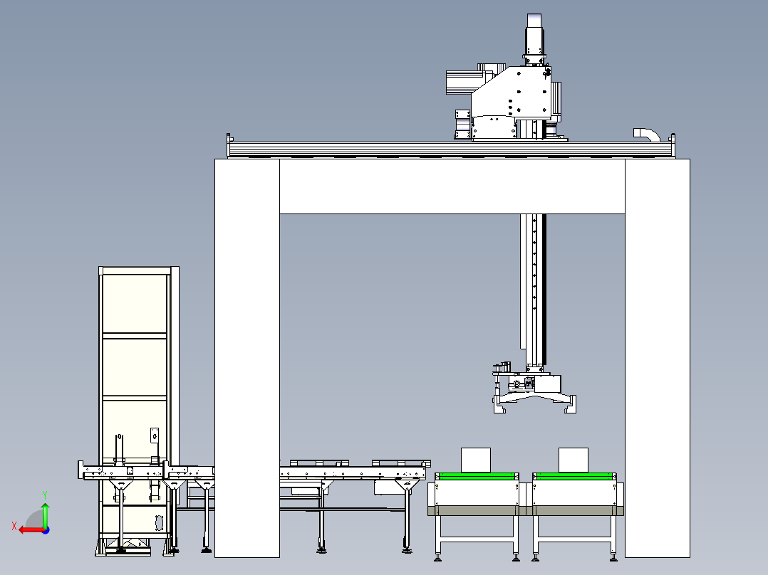 automatic-palletizing-robot STP后视图