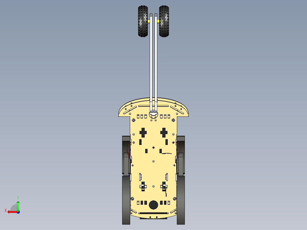 star-wheel-robot STP后视图