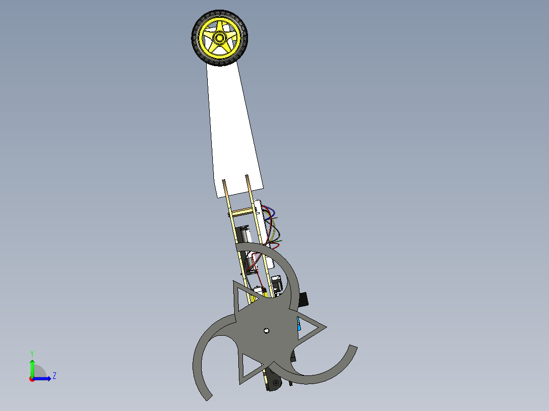 star-wheel-robot STP左视图