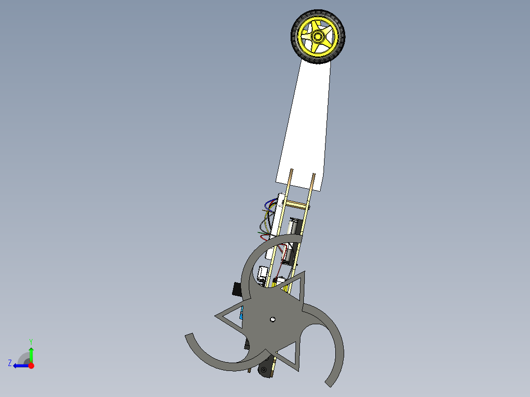 star-wheel-robot STP右视图