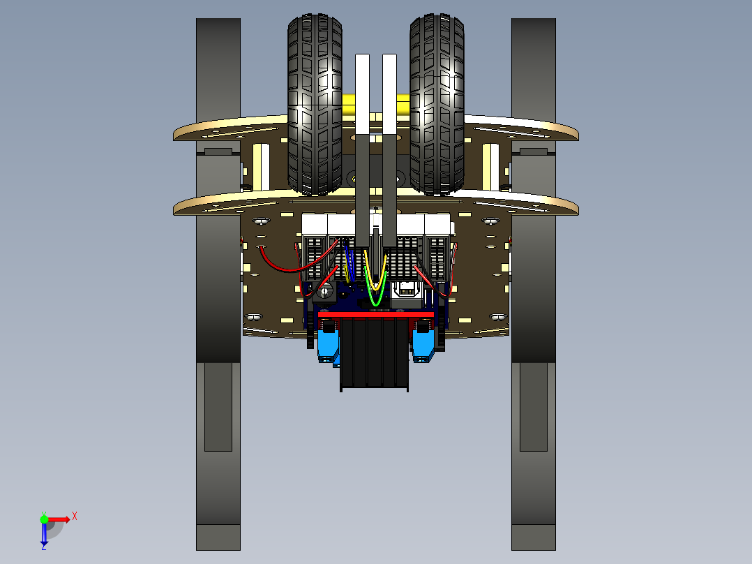 star-wheel-robot STP俯视图