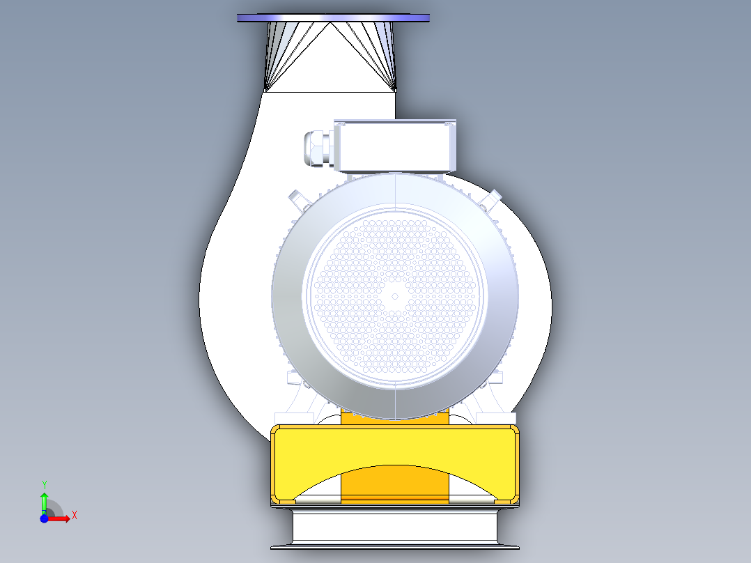 卧式离心泵X_T前视图
