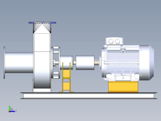 卧式离心泵X_T左视缩略图