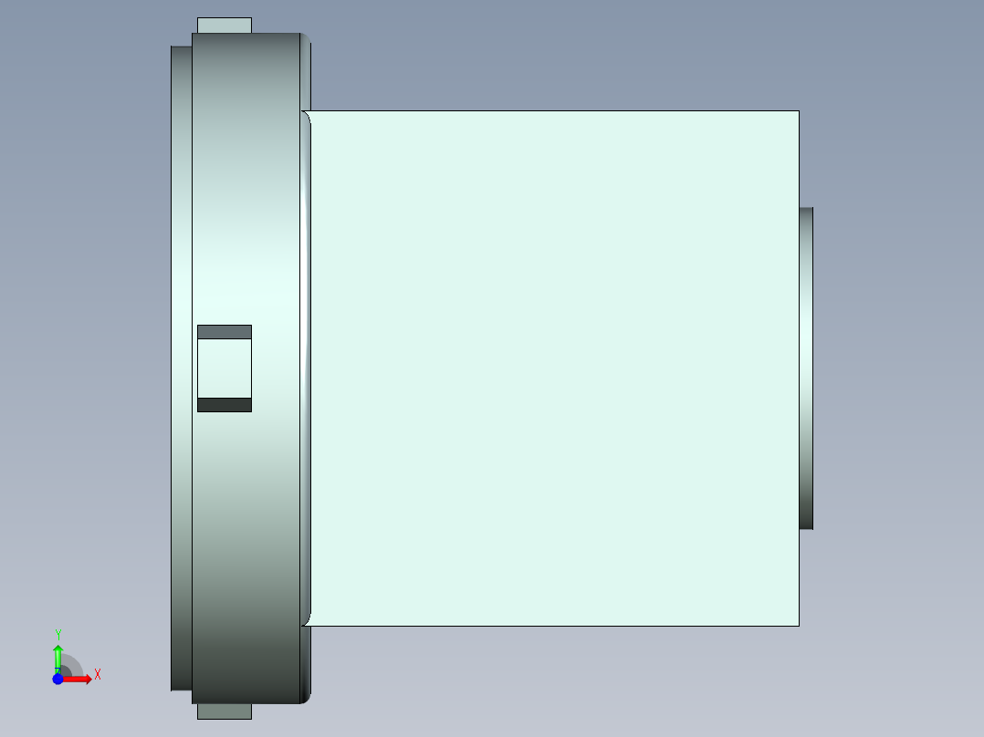 箱体加工工艺规程及其镗夹具设计-三维图运动仿真200前视图