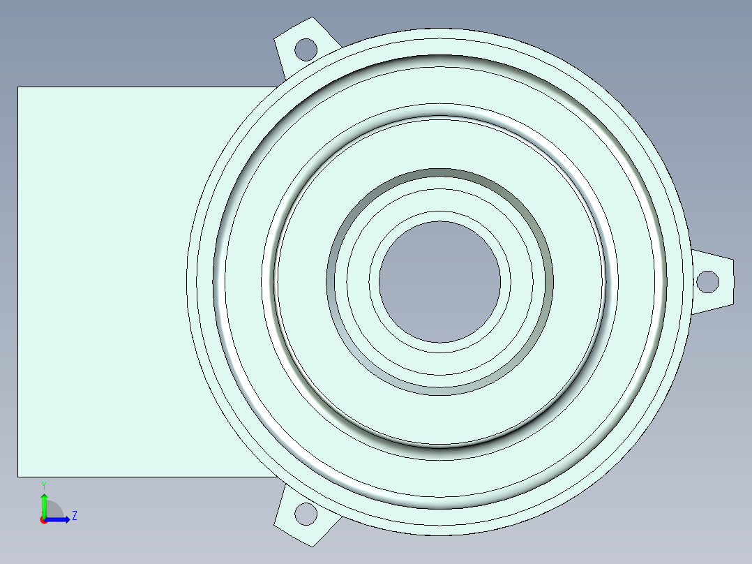 箱体加工工艺规程及其镗夹具设计-三维图运动仿真200左视图