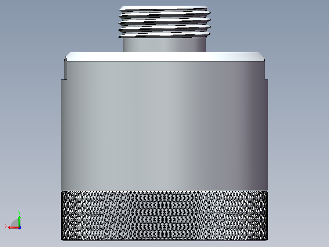 带防护罩的气体传感器后视图