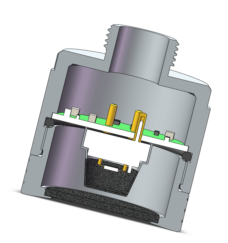 带防护罩的气体传感器