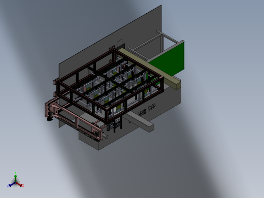 小型立体仓库正等轴测缩略图