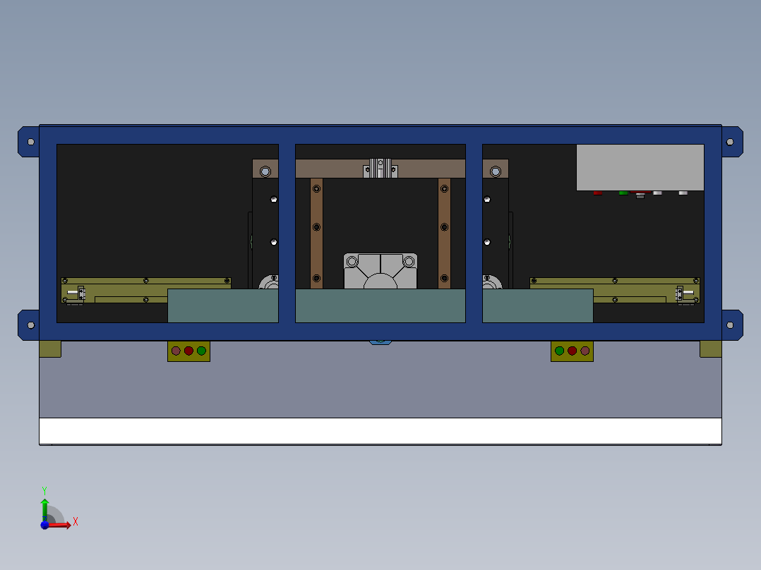 02月-密封条唇边冲切机sw18可编辑+CAD前视图