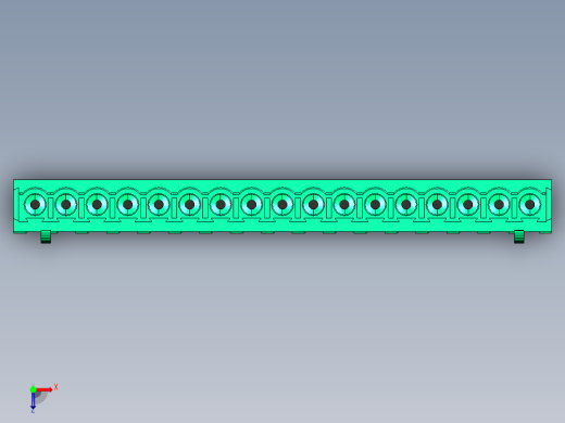 DEGSON 2EDG 系列 5.0mm 可插拔接线端子组-2EDGB-5.0-17P-14-00AH俯视缩略图